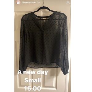 Sheer blouse